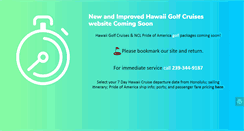 Desktop Screenshot of hawaiigolfcruises.com