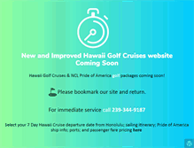 Tablet Screenshot of hawaiigolfcruises.com